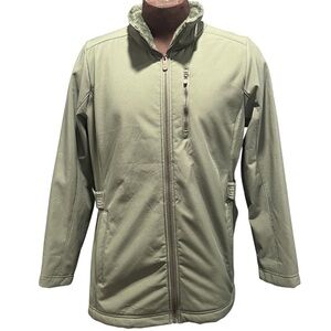 Women’s ZEROXPOSUR Soft Shell Lined Jacket Green Fern Sz XL